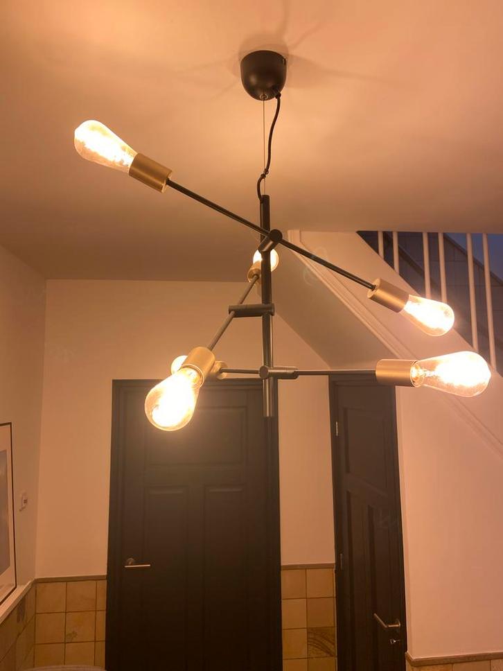 TRIO CROSS Hanglamp - Modern Design, Huis en Inrichting, Lampen | Hanglampen, Zo goed als nieuw, Minder dan 50 cm, Metaal, Ophalen of Verzenden