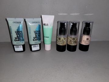 6 x primer (Catrice, essence en da)  beschikbaar voor biedingen