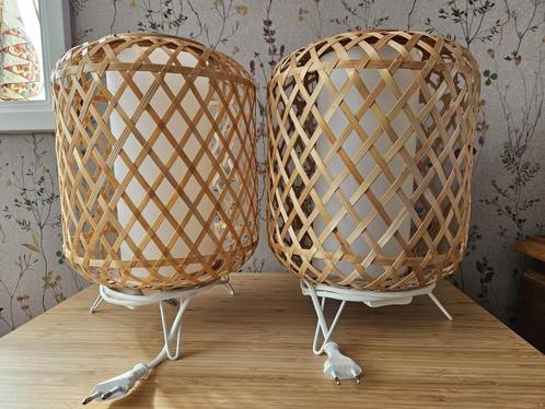 Ikea tafellamp Gottorp, Huis en Inrichting, Lampen | Tafellampen, Zo goed als nieuw, Minder dan 50 cm, Hout, Ophalen of Verzenden