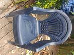 4 Stoelen pvc blauw, Huis en Inrichting, Stoelen, Ophalen, Kunststof, Gebruikt, Blauw