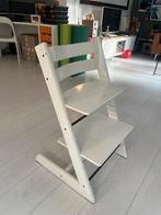 Stokke Tripp Trapp Meegroeistoel - Wit, Ophalen, Gebruikt, Meegroeistoel, Aanschuifbaar