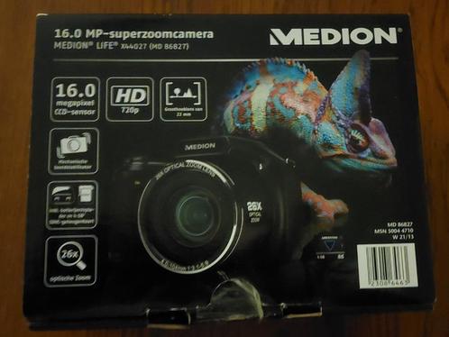 MEDION DIGITALE SUPER ZOOM  CAMEREA., Audio, Tv en Foto, Fotocamera's Digitaal, Gebruikt, Compact, Overige Merken, 8 keer of meer