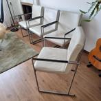 Harvink Design Eetkamerstoelen - Set van 4, Gebruikt, Wit, Design, Ophalen of Verzenden
