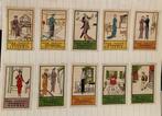 Sluitzegels mode kleding Gerzon's, Postzegels en Munten, Verzenden, T/m 1940, Gestempeld