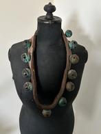 Brocante oude leren bellenband, Ophalen of Verzenden