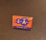 NS Oranje Speldje 'Van B naar A' 30 april 2013, Verzamelen, Speldjes, Pins en Buttons, Ophalen of Verzenden, Zo goed als nieuw