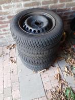 Velgen en winterbandn voor o.a. Hyuandai I10, Ophalen, Gebruikt, 155 mm, Winterbanden