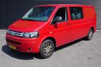 Volkswagen Transporter 2.0 TDI | L2H1 DC | Airco | Cruise |, Euro 5, Stof, Gebruikt, Zwart