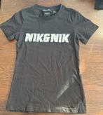 Nik & Nik shirt zwart maat 152/12 ZGAN, Meisje, Nik&Nik, Ophalen of Verzenden, Zo goed als nieuw