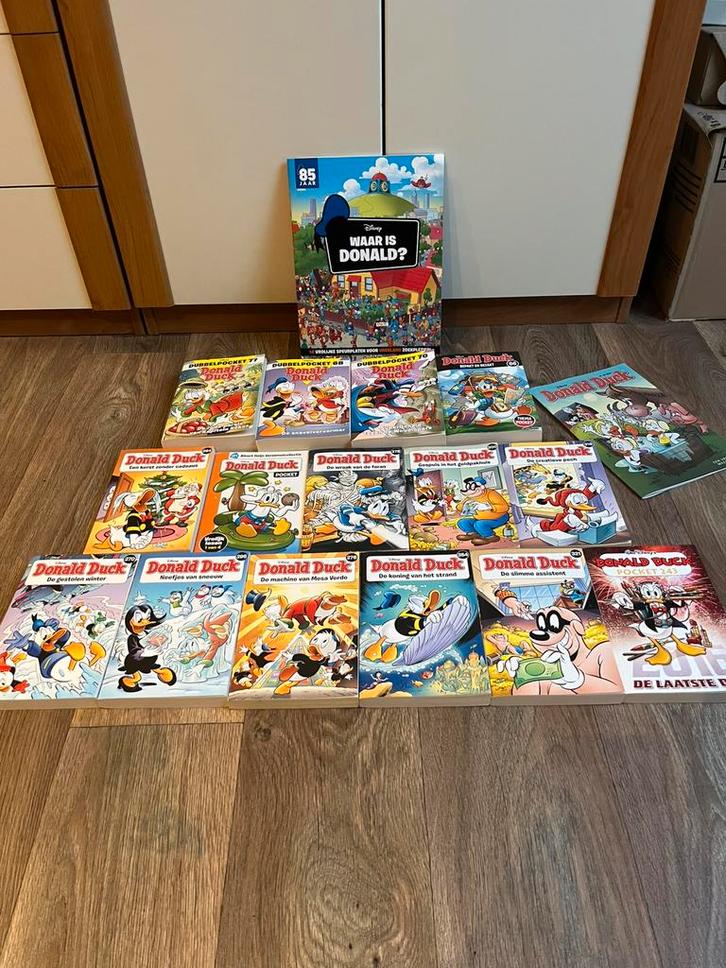 Heel veel Donald Duck pockets en zoekboek!, Hobby en Vrije tijd, Gezelschapsspellen | Bordspellen, Zo goed als nieuw, Ophalen of Verzenden