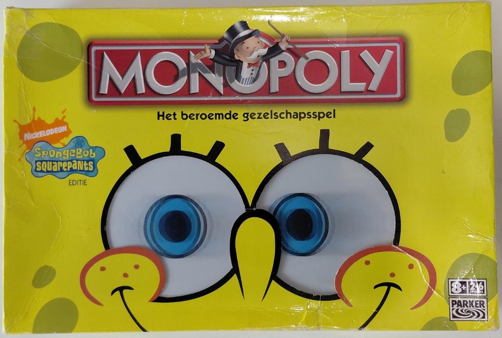 Monopoly Spongebob editie, Hobby en Vrije tijd, Gezelschapsspellen | Bordspellen, Vijf spelers of meer, Ophalen of Verzenden, Gebruikt