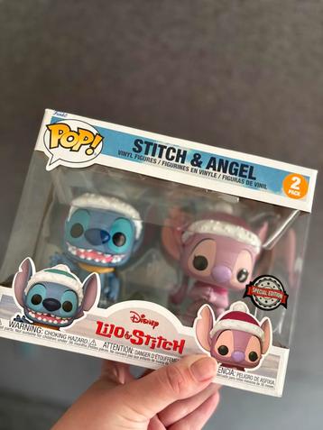 Stitch & angel funko pop beschikbaar voor biedingen