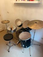 Drumstel compleet, Muziek en Instrumenten, Drumstellen en Slagwerk, Ophalen, Gebruikt, Overige merken