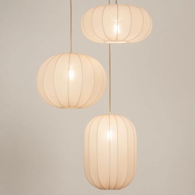 hanglamp japandi kleinste model tafel vide bank lampion lamp, Huis en Inrichting, Lampen | Hanglampen, Nieuw, Minder dan 50 cm