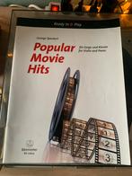 Bladmuziek Filmhits: Viool & Piano, Muziek en Instrumenten, Bladmuziek, Filmmuziek en Soundtracks, Ophalen of Verzenden, Zo goed als nieuw