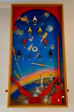 Arcofalc Milano Vintage Houten Flipperkast - Ruimte Thema, Ophalen of Verzenden, Gebruikt