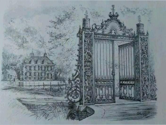 Maarssen ... "Huis Doornenburgh" ..., Antiek en Kunst, Kunst | Tekeningen en Foto's, Ophalen of Verzenden