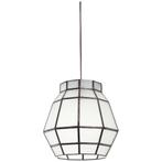 Metalen koperkleurige hanglamp met melkglas, Pietseweg 13A Oud Gastel, Info@ptmd.nl, Nieuw, Ophalen of Verzenden