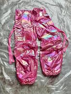 Metallic roze broek sportief 106 cm lang mt XL met veel zakk, Verzenden, Maat 46/48 (XL) of groter, Zo goed als nieuw, Roze