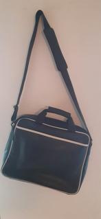Dutch Design schoudertas / laptoptas Zomoy zwart leer, 40 tot 60 cm, Zwart, Minder dan 35 cm, Ophalen of Verzenden