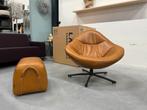 Nieuw in Doos Label Hidde Fauteuil Soft Bovino Naturel Gin, Huis en Inrichting, Fauteuils, Label Vandenberg, Nieuw, Ophalen of Verzenden
