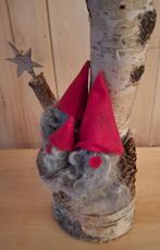 Trollen familie op berkenstam met originele berkenzwam, Ophalen of Verzenden, Nieuw