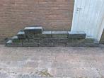 20 getrommelde stapelblokken 45 x 20 x 15, Tuin en Terras, Bloembakken en Plantenbakken, Ophalen, Steen, Gebruikt, Minder dan 30 cm