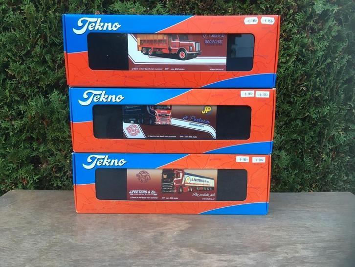Nieuw 3 Tekno modellen J Peeters incl verzenden of ophalen, Hobby en Vrije tijd, Modelauto's | 1:50, Nieuw, Bus of Vrachtwagen