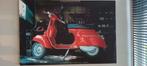Vespa  180 ss schilderij, Ophalen, Zo goed als nieuw, Reclamebord
