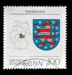 postzegel 1586 Duitsland Wapen van Thüringen, Ophalen of Verzenden, 1990 tot heden, Gestempeld