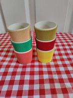 Melamine Turkstra eierdopjes 6 stuks jaren 50, Overige materialen, Gebruikt, Overige typen, Ophalen of Verzenden