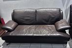 Lederen Tweezitsbank - Zo Goed Als Nieuw!, Huis en Inrichting, Banken | Bankstellen, Ophalen, 150 tot 200 cm, Tweepersoons, 75 tot 100 cm