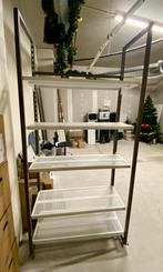 Totaal 4 meter Metalen Stellingkast met Planken, Huis en Inrichting, Kasten | Stellingkasten, Ophalen, Gebruikt