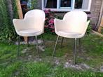 Tuinstoelen (2 stuks, gratis), Ophalen, Gebruikt, Kunststof, Stapelbaar