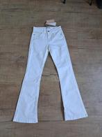Witte broek met flared pijpen, maat XS. nieuw met kjaartje!, Kleding | Dames, Femme9, Wit, Nieuw, Ophalen of Verzenden