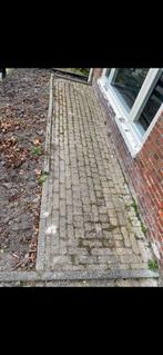 Gratis - partij klinkers +-6m2, Tuin en Terras, Ophalen, Gebruikt, Klinkers, Composiet