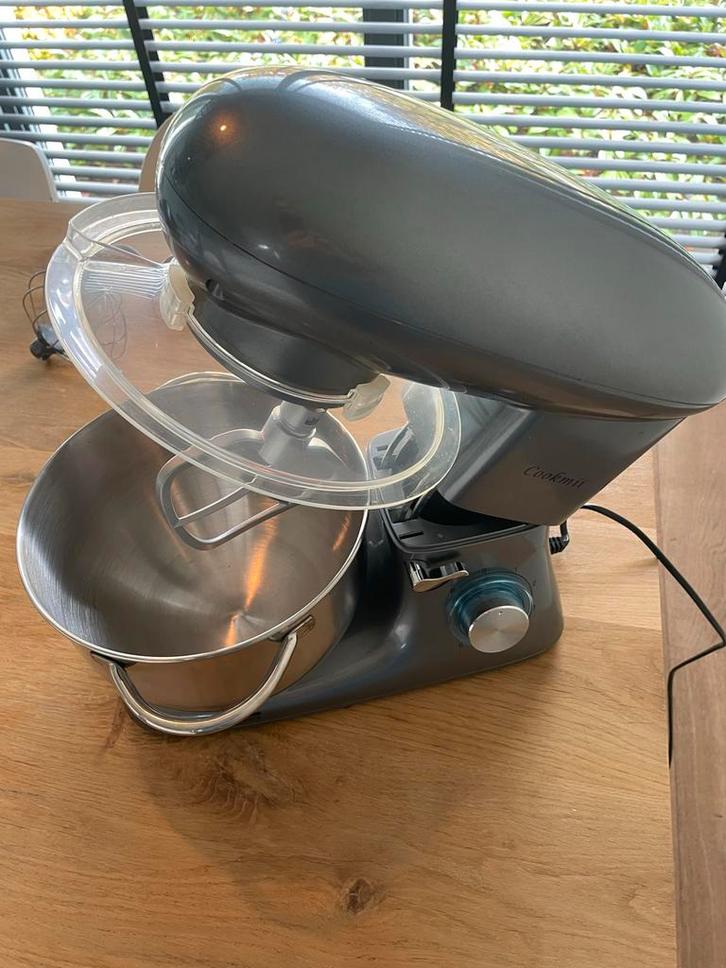 Cookmii Keukenmachine - Staande Mixer, Witgoed en Apparatuur, Keukenmixers, Zo goed als nieuw, 4 liter of meer, 3 snelheden of meer