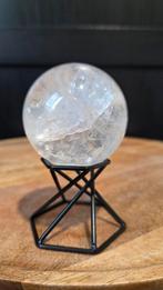 Heldere bergkristal bol, Verzamelen, Mineralen en Fossielen, Ophalen of Verzenden