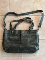 Groene FredsBruder leren handtas, Ophalen of Verzenden, Zo goed als nieuw, Groen