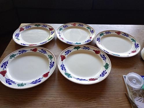Boerenbont platte borden, Huis en Inrichting, Keuken | Servies, Gebruikt, Overige typen, Boerenbont, Aardewerk, Ophalen