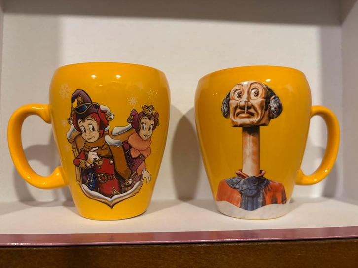 Efteling originele Chocomel bekers, 2 stuks, Verzamelen, Merken en Reclamevoorwerpen, Zo goed als nieuw, Gebruiksvoorwerp, Ophalen of Verzenden
