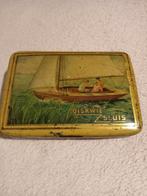 Antiek blik Sluis Biskwie uit 1920, Verzamelen, Blikken, Ophalen of Verzenden, Gebruikt, Overige