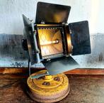 Vintage Soviet theater lamp op oude Lada remtrommel (USSR)., Antiek en Kunst, Ophalen of Verzenden