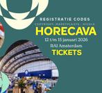 Horecava 2026 Amsterdam Rai TICKETS, Tickets en Kaartjes, Beurzen, Drie personen of meer, Januari, Meerdaags