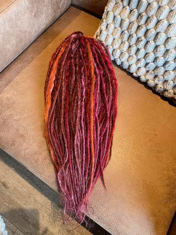 Serje Dreads dreadlocks roodtinten 50 stuks beschikbaar voor biedingen