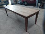 Klassieke lange eettafel igst, evt met 8 stoelen, 248 x 89cm, Huis en Inrichting, Gebruikt, 200 cm of meer, Vijf personen of meer