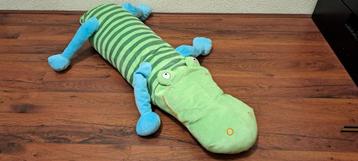 Krokodil knuffel 90 cm.
Als knuffel of tochtslang voor deur  beschikbaar voor biedingen