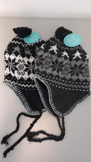 Noorse mutsen, fleece gevoerd, 2 designs beschikbaar voor biedingen