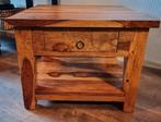 Bijzettafel, salontafel met lade 60x60x46, Huis en Inrichting, Ophalen, Zo goed als nieuw, Vierkant