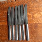 6 dinermessen gebr Stroink, Huis en Inrichting, Ophalen, Rvs of Chroom